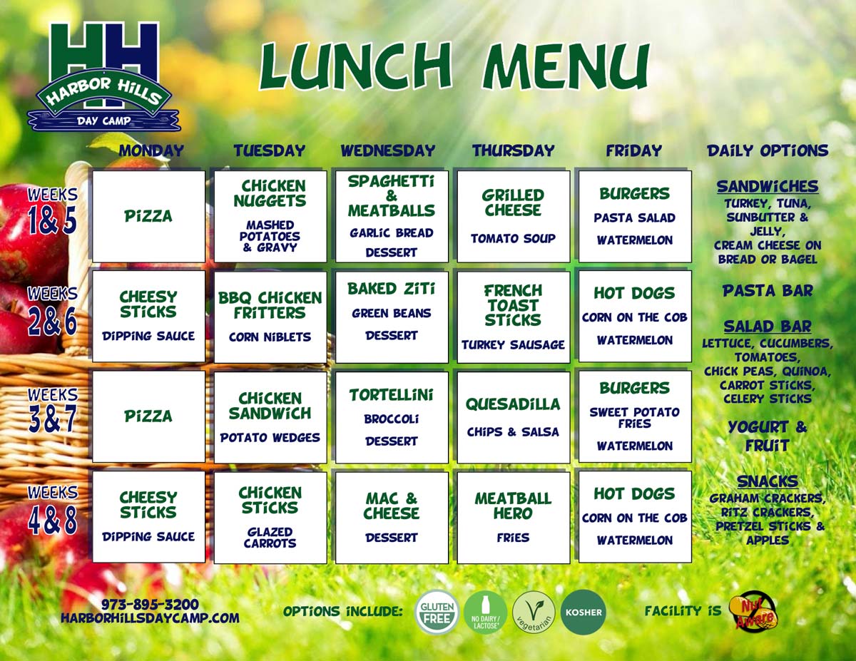 Harbor-Hills-Day-Camp-Lunch-Menu